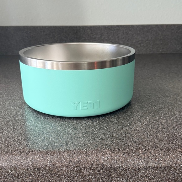 YETI Boomer  8 Cups Pet Dog Bowl Seafoam Mint Stainless Steel Pet Bowl - Picture 8 of 13